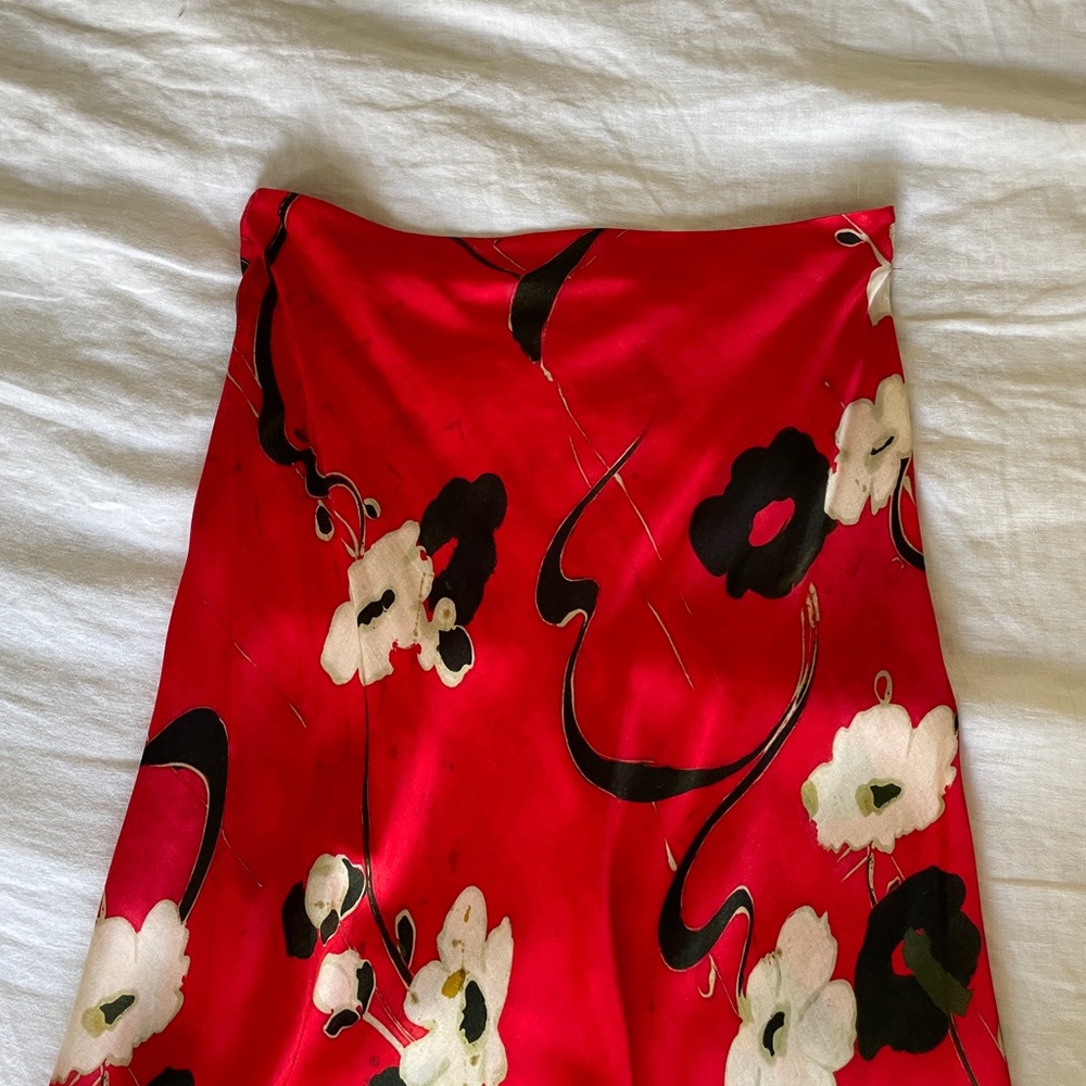 ZARA PRINTED MIDI SKIRT ZW COLLECTION